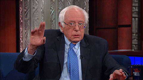Bernie Sanders Not A Laughing Matter GIF by The Late Show With ...
