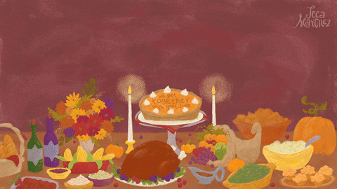 Thanksgiving Day GIF by jecamartinez - Find & Share on GIPHY