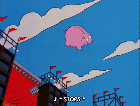 Resultado de imagen para simpson pig GIF