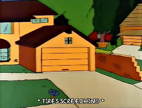 The Simpsons homer simpson bart simpson season 4 car