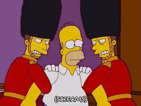 Homer Scared GIF - Find & Share on GIPHY
