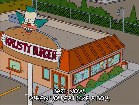 Episode 19 Krusty Burger GIF by The Simpsons - Find & Share on GIPHY