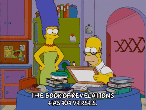 Studying Homer Simpson GIF