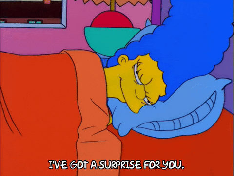 Marge Simpson Sleeping GIF
