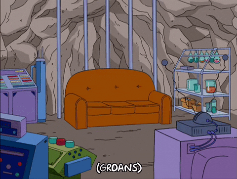 pop couch homer