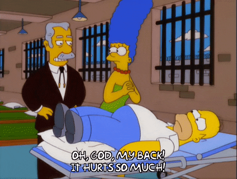 Homer Simpson Pain GIF - Find & Share on GIPHY