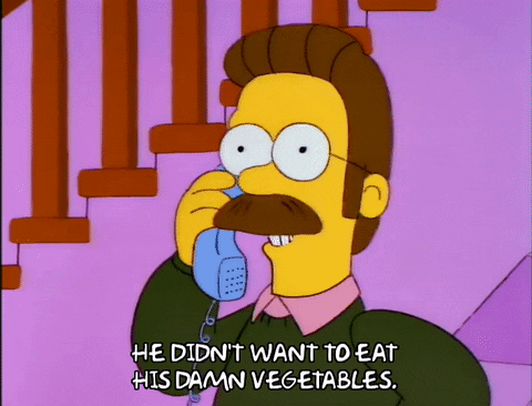 The Simpsons season 3 episode 16 ned flanders eat