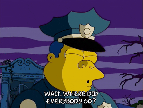 The Simpsons season 17 episode 2 scared chief wiggum