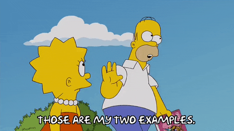 Homero y Lisa ejemplos