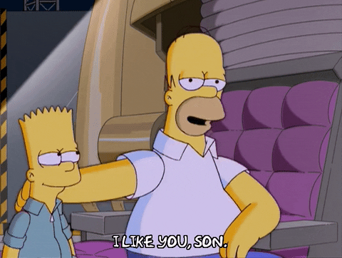 have the talk with parents SImpsons