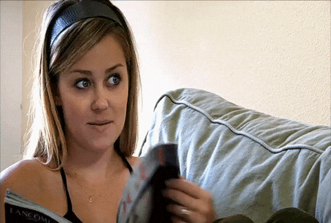 Lauren Conrad nodding gif