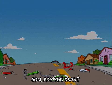 Homero corriendo para rescatarte en caso de emergencia.- Blog Hola Telcel