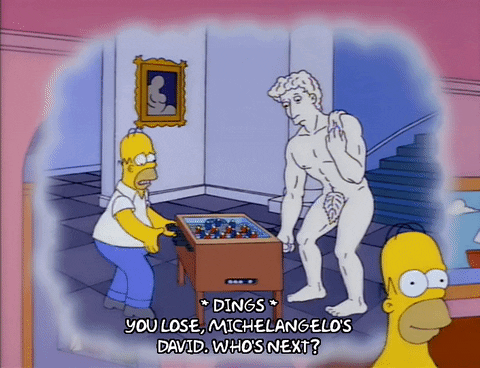 Resultado de imagen para simpson david michelangelo