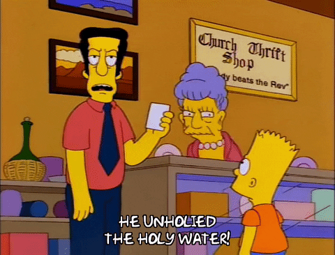 The Simpsons bart simpson season 8 episode 20 reverend lovejoy