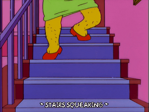 Homer Simpson Walking GIF