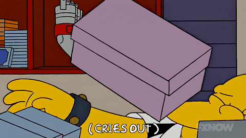 The Simpsons season 18 episode 5 18x05 boxes fall