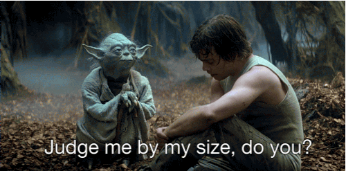 Luke Skywalker Judge Me By My Size Do You GIF - Find & Share on GIPHY