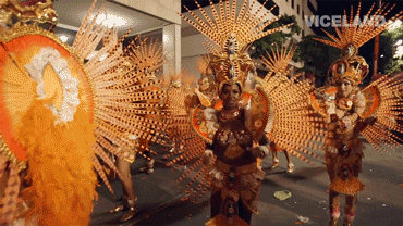 Bailarinas en el Carnaval de Brasil