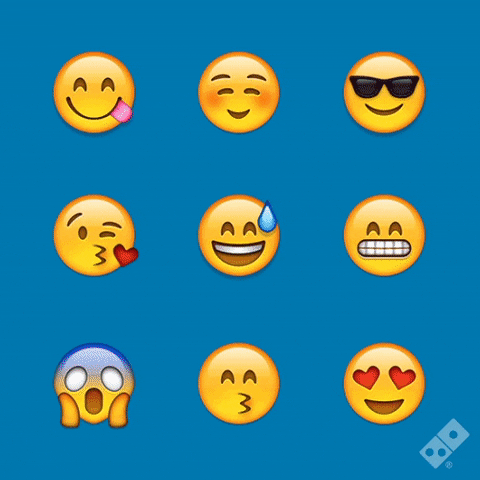 Happy Emoji GIF by Domino’s UK and ROI - Find & Share on GIPHY
