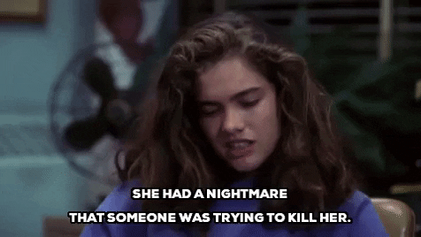 She Had A Nightmare That Someone Was Trying To Kill Her GIF