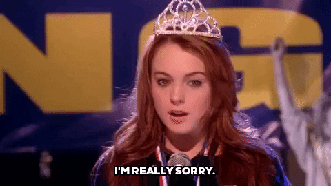 Sorry Mean Girls GIF - Find & Share on GIPHY
