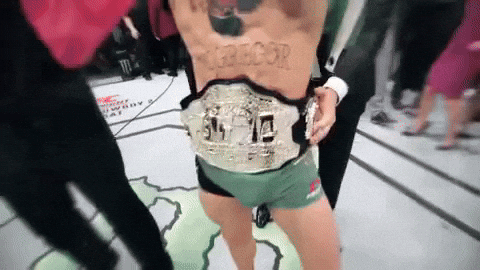Happy Conor Mcgregor GIF - Find & Share on GIPHY