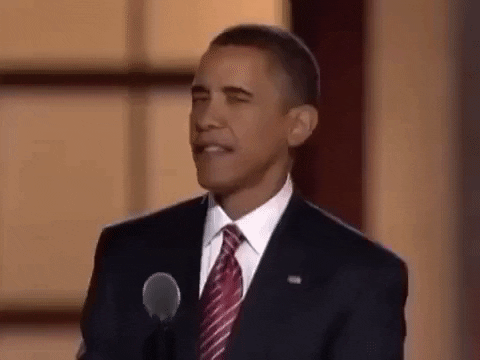 Barack Obama Smile GIF by Obama - Find & Share on GIPHY