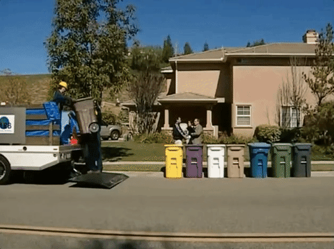 recycling bins 