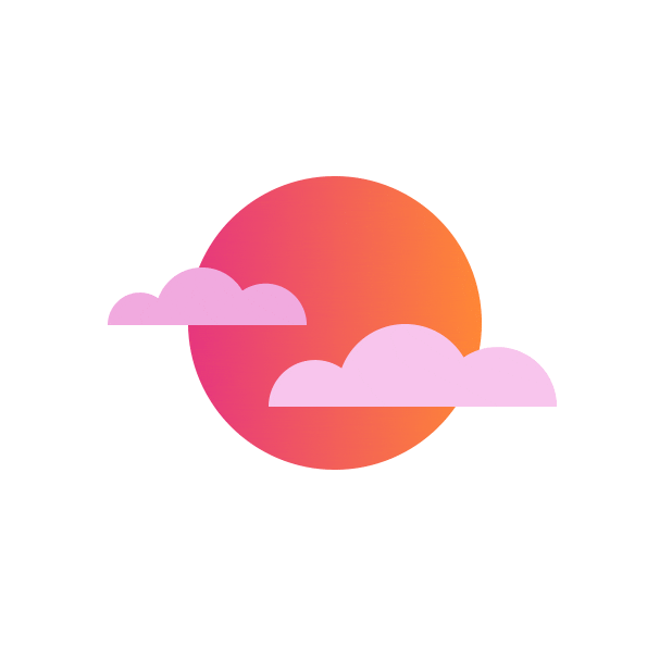Sun Sunset Sticker by Kim Campbell for iOS & Android | GIPHY