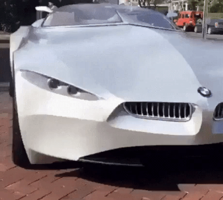 BMW Concept Car in funny gifs