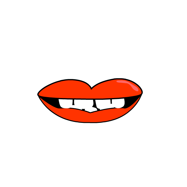 Lips Mouth Sticker by Carolyn Figel for iOS & Android GIPHY