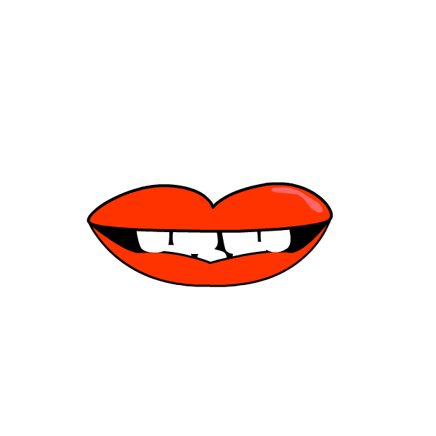 Lips Mouth Sticker by Carolyn Figel for iOS & Android GIPHY