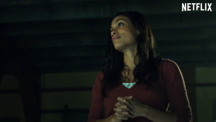 Rosario Dawson Seriously GIF by NETFLIX