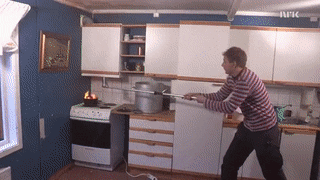 Grease fire