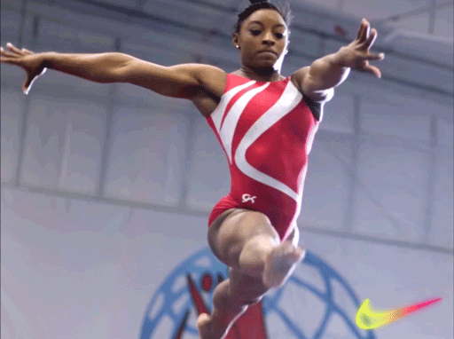 Simone Biles Gymnastics GIF by Nike - Find & Share on GIPHY