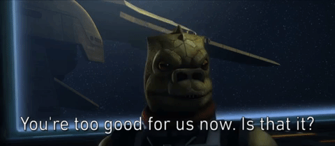 Image result for star wars gif too good