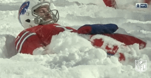 Buffalo Bills Snow Angel GIF by NFL - Find & Share on GIPHY