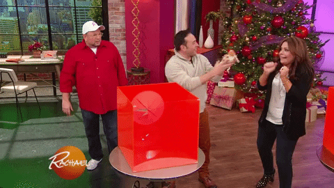 Scare Jump Back GIF by Rachael Ray Show