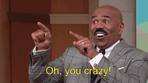 You Crazy GIF by Steve Harvey TV - Find & Share on GIPHY