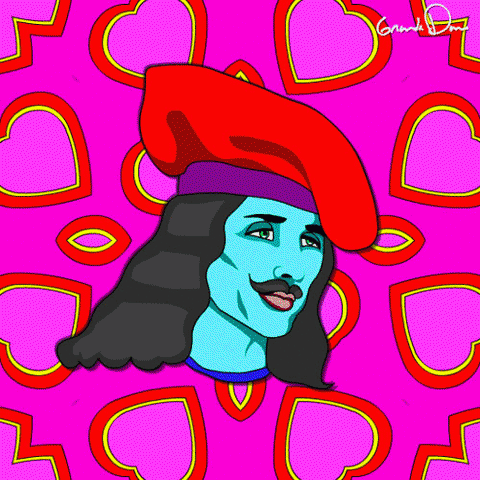 Psychedelic Romeo And Juliet animated GIF