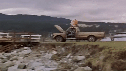Driving On Fire GIF by Johanna Kenney
