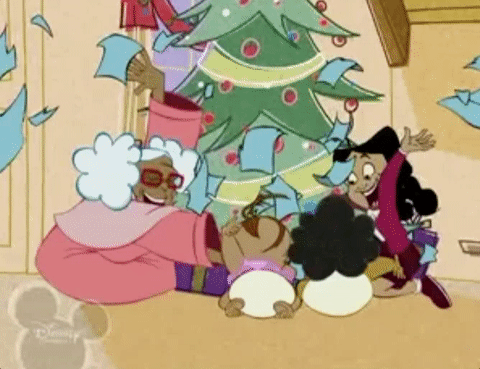 The Proud Family Unwrapping Gifts