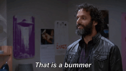 Brooklyn 99 Gip - "That is a bummer" via Giphy