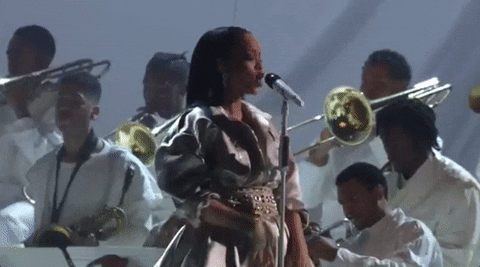 Rihanna GIF by 2017 MTV Video Music Awards - Find & Share on GIPHY