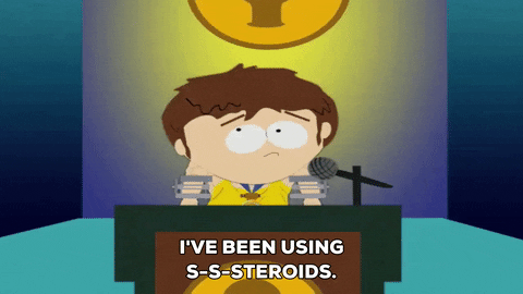 Image result for steroids gif