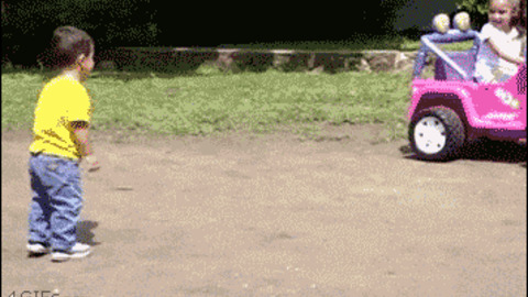 OMG... This Girl has No Mercy Gif