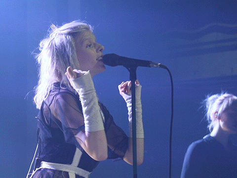 Aurora Aksnes Singing GIF by Webster Hall