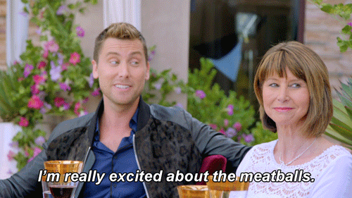 Excited Lance Bass GIF by My Kitchen Rules on FOX
