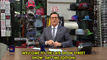 Stephen Colbert Nyc GIF by The Late Show With Stephen Colbert