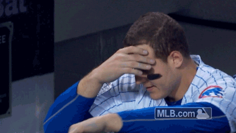 Frustrated Chicago Cubs GIF by MLB - Find & Share on GIPHY